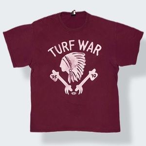 Vintage 10.deep Turf War Warrior Chiefs Indian Tee TShirt Shirt